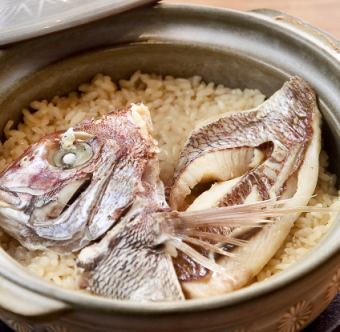 Toyo sea bream rice for 4 people