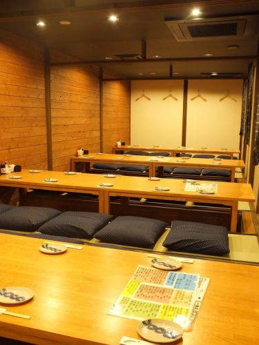 Private room with sunken kotatsu for up to 60 people