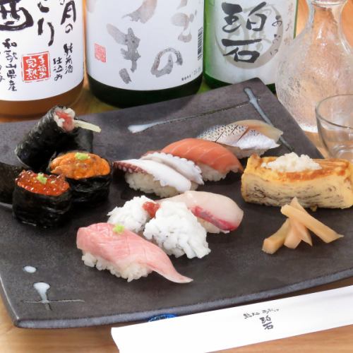 ≪職人の握りを引き立たせる厳選日本酒≫