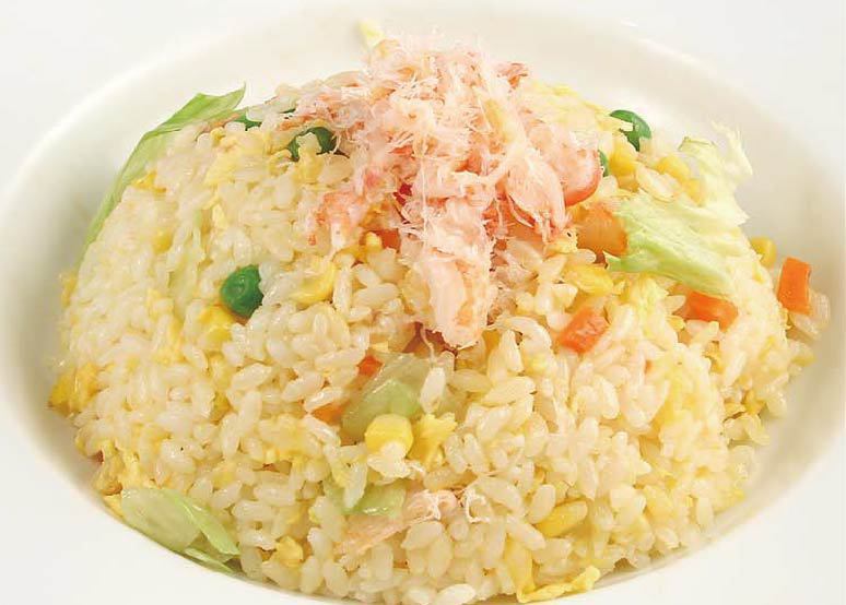 Fried rice with crab meat
