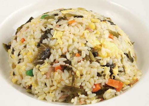 Fried rice with high vegetables