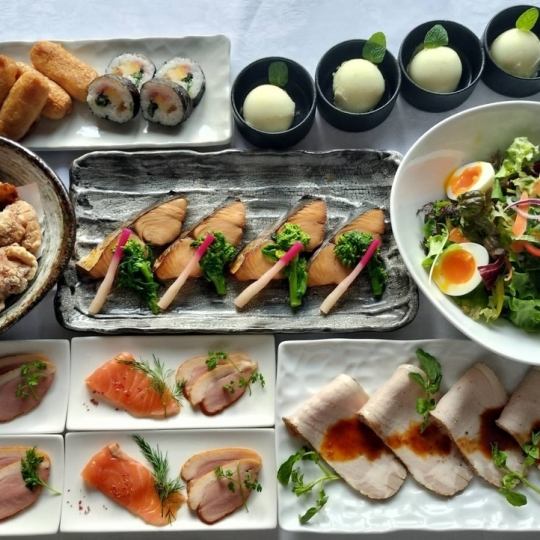 【歓送迎会】旬の北海道素材/満足コース5500円 （飲み放題付）