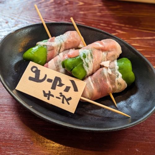 ピーマンチーズ巻き