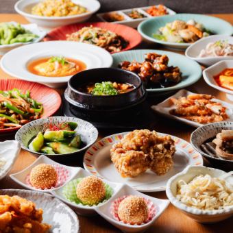 [Limited to two groups per day!] 90-minute all-you-can-eat and drink trial course [Japanese, Chinese, and Korean cuisine, hot and delicious, made-to-order buffet]