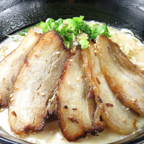 Pork bone ramen with roasted pork