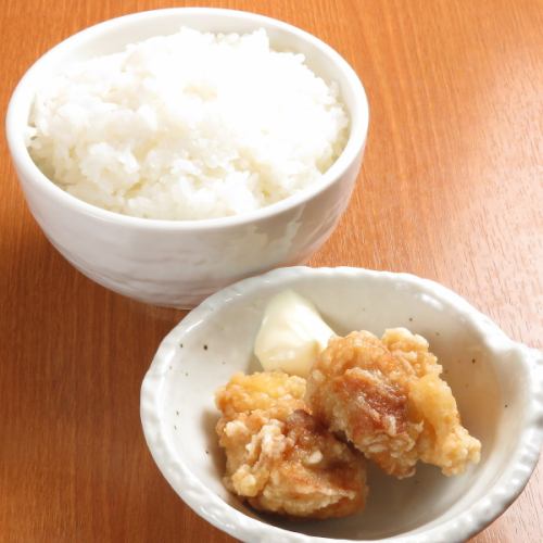 [Set B] Rice + Fried Chicken