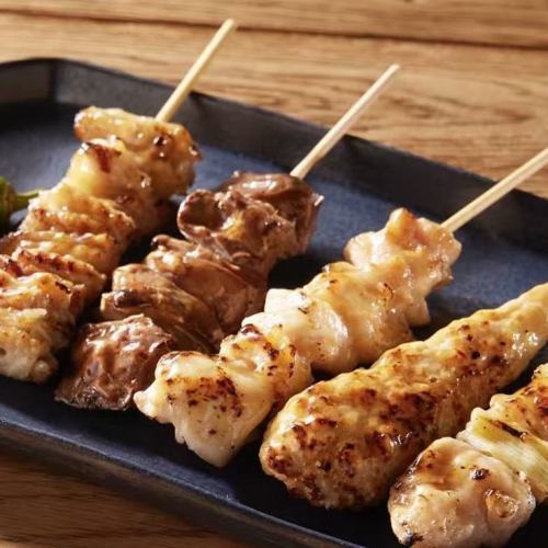 備長炭火焼き鳥 5本盛り