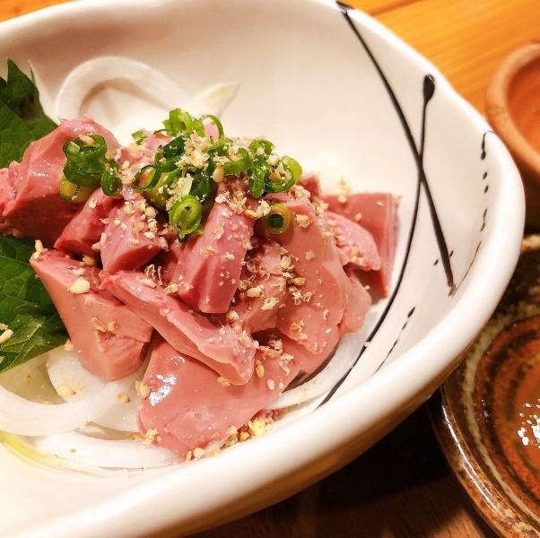 Low-temperature cooked [white liver sashimi] You can enjoy it with confidence ☆