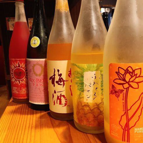 We have a lot of local sake and sake!