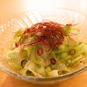 アンチョビキャベツソテー