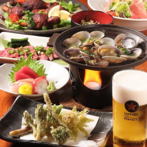 【ご宴会に！貸切最大100名様まで！】季節変わりの宴会コース★飲み放題付き4500円～！