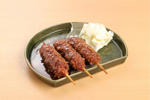 ロース串かつ(みそ・ソース)