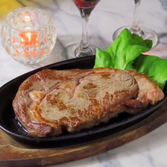 【含120分鐘無限暢飲】強烈推薦！厚牛排套餐 7道菜 5,500日圓