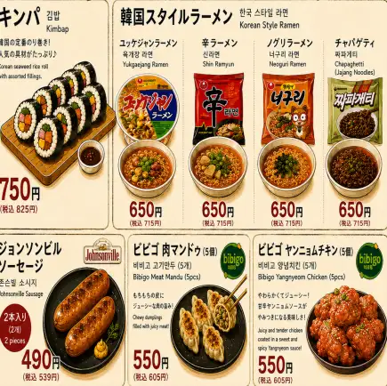 韓国スタイルラーメン(ノグリラーメン)