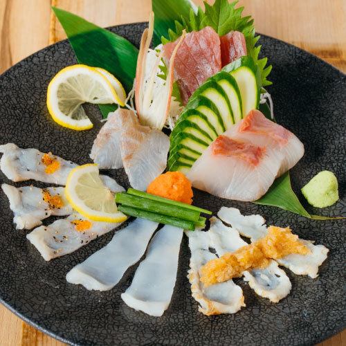 《新登場！！》てっさ皿と刺身盛り