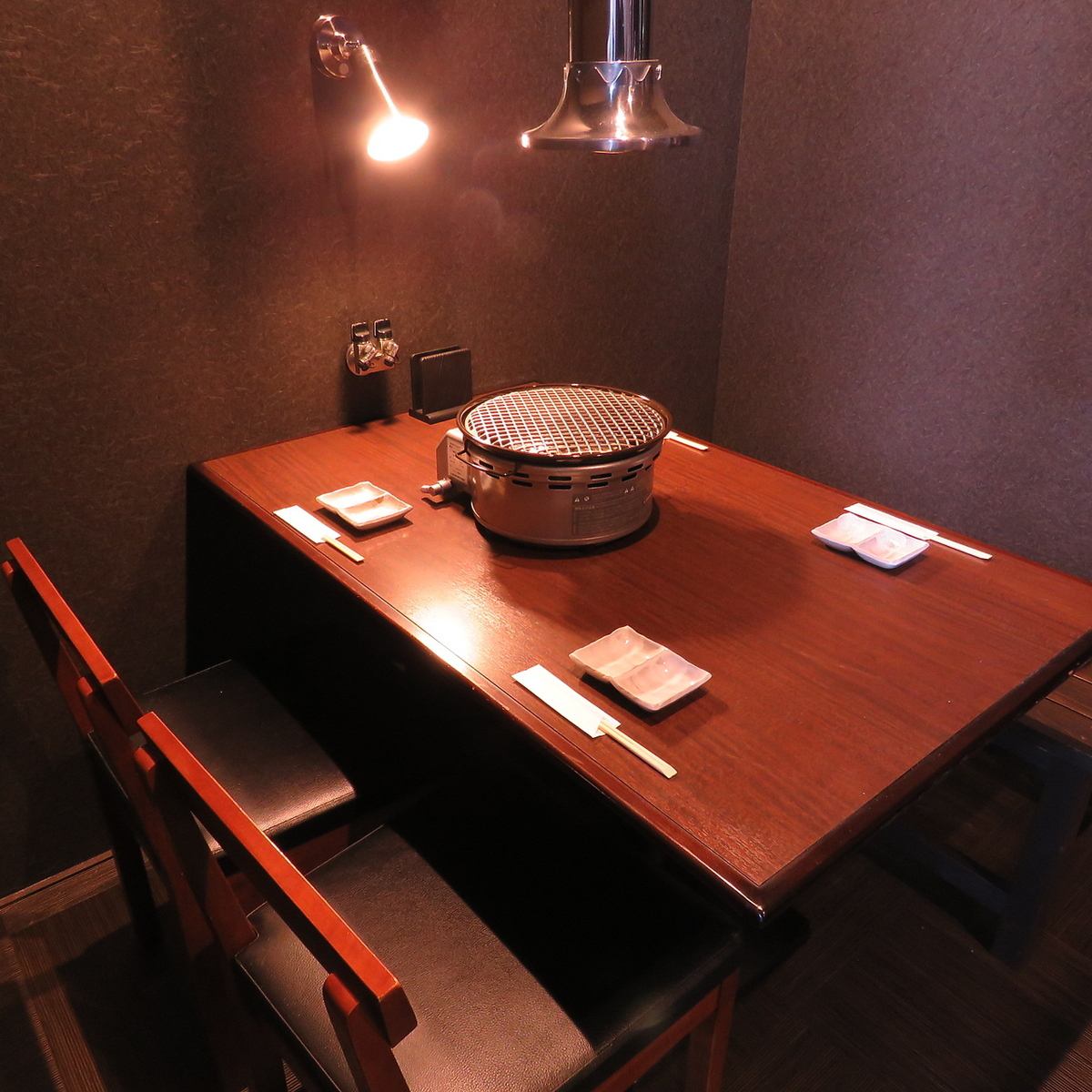 半個室空間でしっぽりお肉をお楽しみ頂けます。