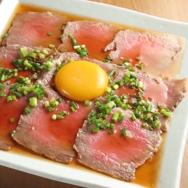 [Homemade roast beef] brings out the best flavor of Kuroge Wagyu beef