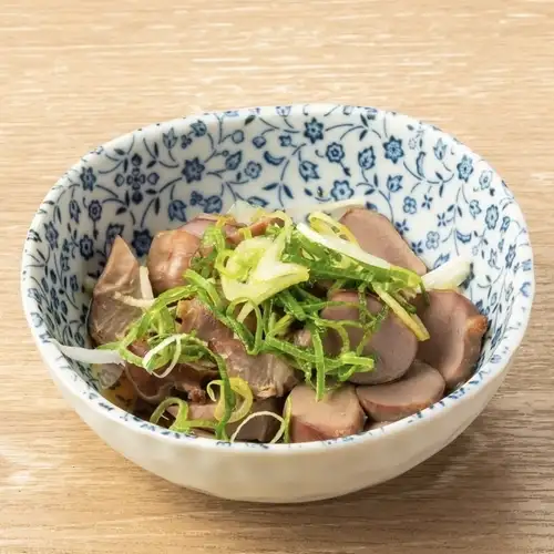 Chicken gizzards with ponzu sauce