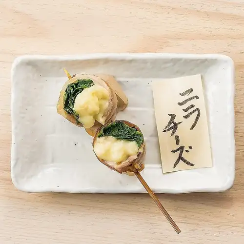 Chives and cheese