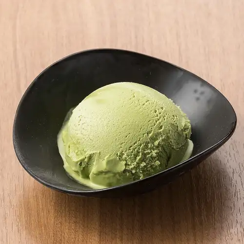 Various types of ice cream