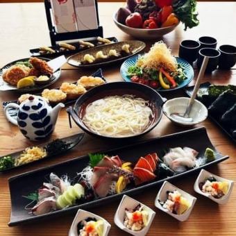 2小时无限畅饮「长崎享受套餐」10道菜品5,500日元→5,000日元（含税）！