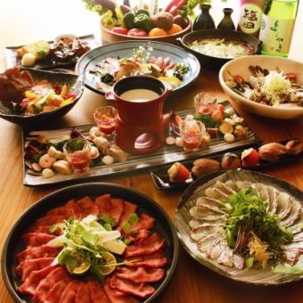 ☆『倭からん贅沢コース』7000円→6500円飲み放題付(ご予約の備考欄でお鍋を必ずご指定ください)