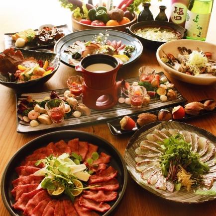 ☆『왜탄 사치 코스』7000엔→6500엔 음료 무제한 첨부(예약의 비고란에서 냄비를 반드시 지정해 주세요)