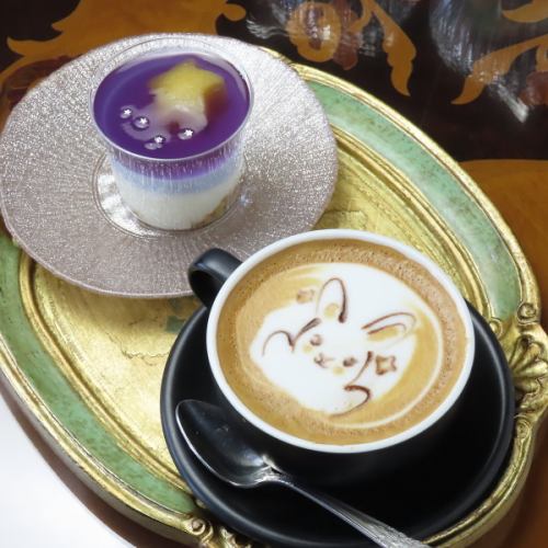 星空をイメージした「星空のレアチーズケーキ」