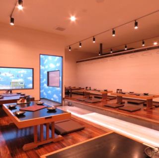 Seats for tatami mats can hold banquets for up to 38 people ♪ Kids space is also available ♪