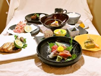 【2時間飲み放題付】楽々コース 全8品 6700円(税込)