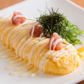 明太子オムレツ