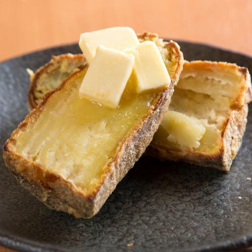 鳴門金時の天ぷら～バター添え～