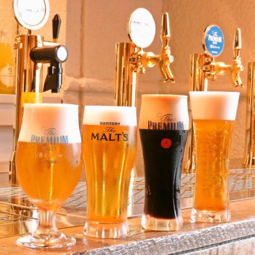 All-you-can-drink four types of draft beer
