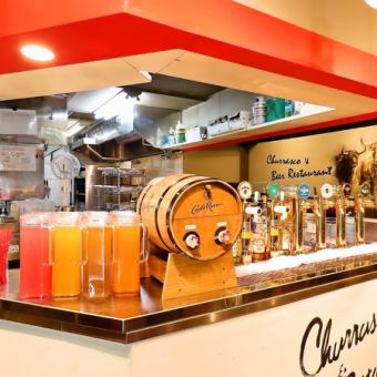肉ランチ/ソフトドリンク飲み放題付】　15種シュラスコ食べ放題★3,800円