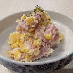 Potato salad made with Hakodate potatoes