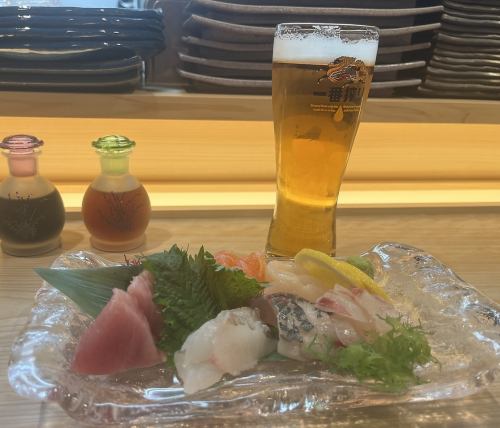【その日、一番新鮮な海の幸を使用した本日の刺し盛り◎】　980円税込～ 2000円税込