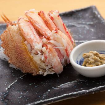 季節の蟹入りコース＜８品＞  5000円