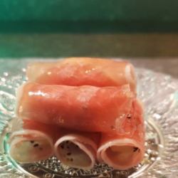 Prosciutto, Cream Cheese and Honey