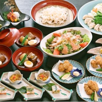 8道菜、無限暢飲套餐5,000日圓◆使用優惠券更省錢！