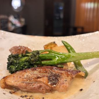 【晩冬・早春限定】大和肉鶏焼き物×こだわり野菜逸品・飲み放題付コース