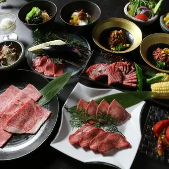 【旬香-shunka-コース】季節の旬素材を使った料理や厳選赤身肉など全10品 7000円(税込)