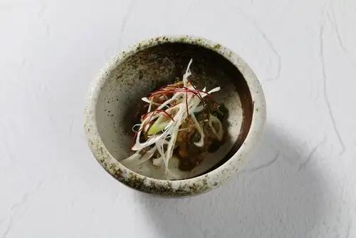 万願寺唐辛子味噌の旨辛牛タン