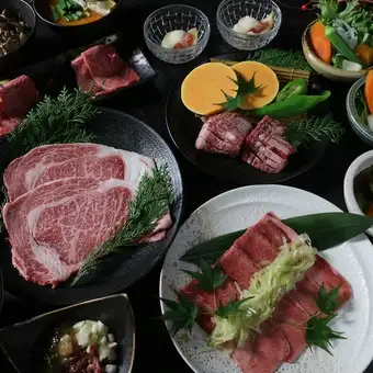 【プレミアム旬香コース】季節の旬野菜の料理や近江牛特選ロースなど全10品12000円 飲み放題付