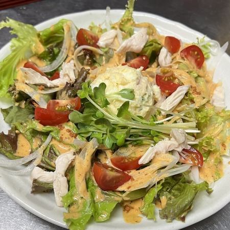 Cobb potato salad/Crispy ham salad/Healthy tofu salad/Caesar salad/Okra and choregi salad