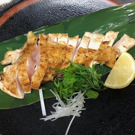 [レア焼き肉汁爆発]胸皮身爆弾ステーキ