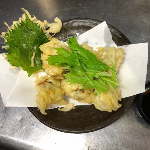 ガッツリハマります 鶏モモカツ/[NEW]特製からし醤油 つくね天ぷら(6個)　各
