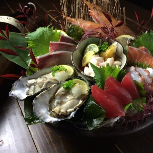 鮮魚を味わう豊富なメニュー★