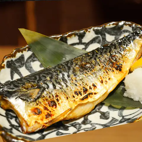 炙り鯖の炭火焼き