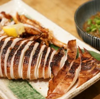 ★ Grilled squid (with Watamiso sauce)