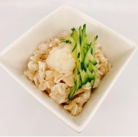 ミミガ―の冷菜（島唐辛子和え/おろしポン酢和え/胡麻和え）